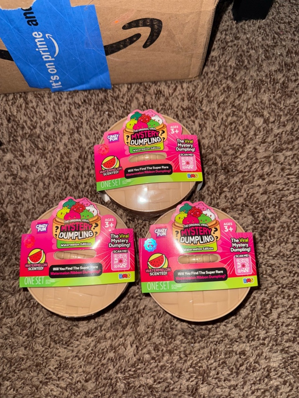 3 RMS Watermelon Edition Mystery Dumplings Sealed